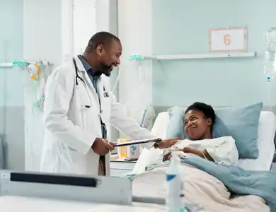 Doctor And Patient In Hospital 1200X800