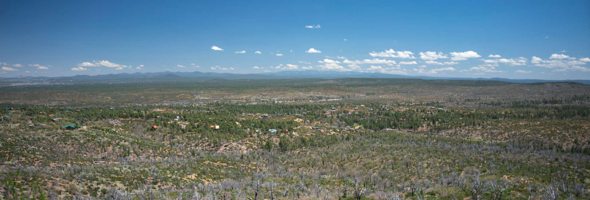 Valley Near Show Low AZ 1920X650
