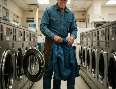Cowboy At The Laundromat 1200X1200